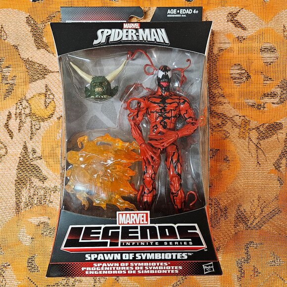 Marvel Legends Infinite Carnage Spawn of Symbiotes Green Goblin BAF Spider-Man - Picture 1 of 7